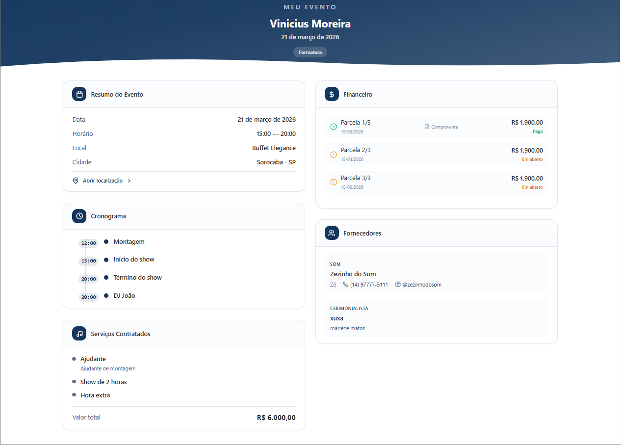 Portal do cliente
